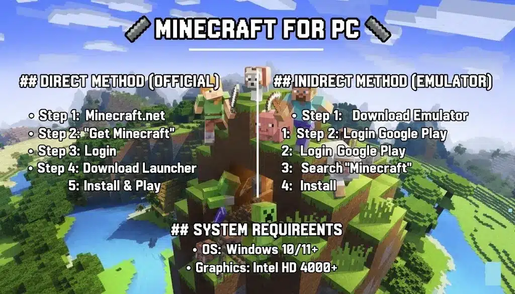Download & Install Minecraft for PC