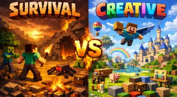 Game Modes: Survival vs. Creative